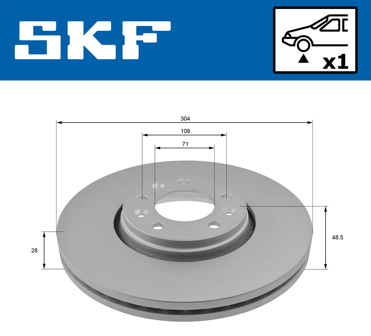 SKF VKBD 80037 V1 спирачен...